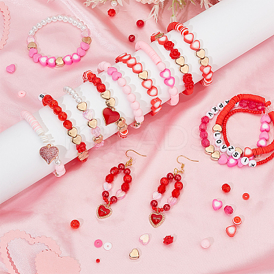 DIY Valentine's Day Jewelry Making Finding Kit DIY-PH0017-70-1