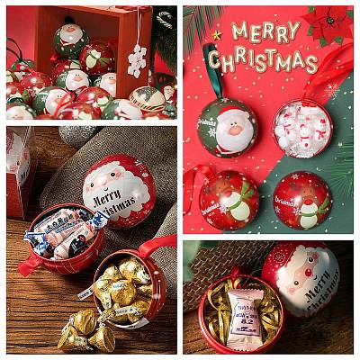 Tinplate Round Ball Candy Storage Favor Boxes LS-CON-Q041-01A-1