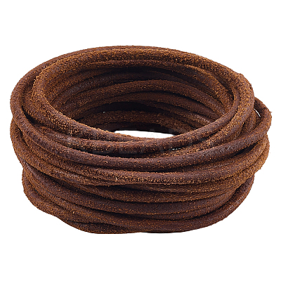 5M DIY Frosted Cowhide Leather Cord OCOR-GF0004-97C-04-1