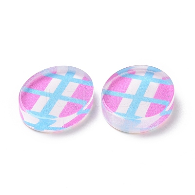 Transparent Acrylic Cabochons LS-TACR-G041-02B-1
