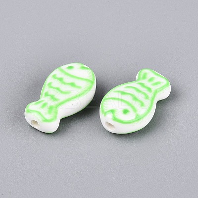 Handmade Porcelain Ceramic Beads PORC-Q005-05C-1