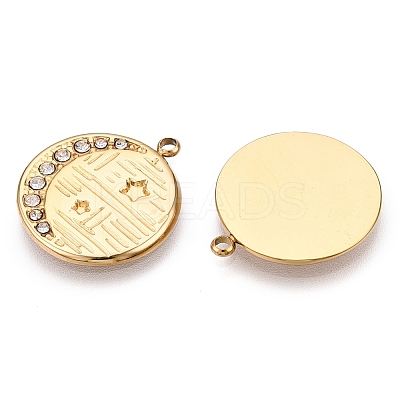 Ion Plating(IP) 304 Stainless Steel Pendants STAS-N097-202LG-1