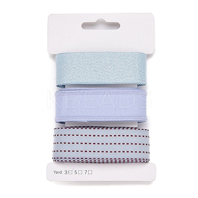 9 Yards 3 Styles Polyester Ribbon SRIB-A014-E02-1