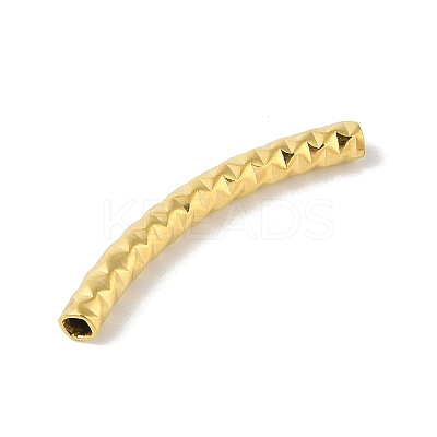 304 Stainless Steel Curved Tube Beads LS-STAS-M071-03I-G-1