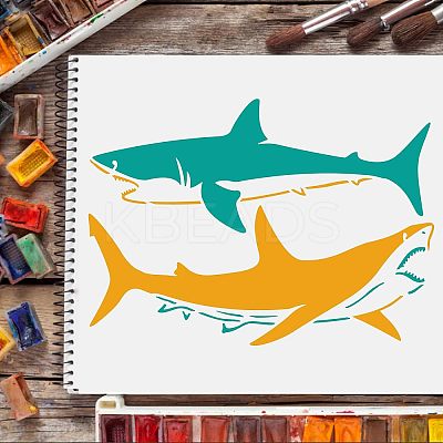 Large Plastic Reusable Drawing Painting Stencils Templates DIY-WH0202-212-1