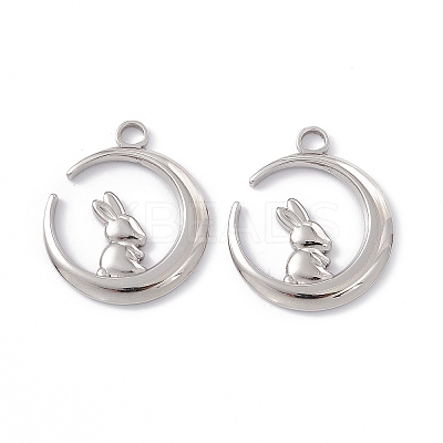 Non-Tarnish 304 Stainless Steel Pendants STAS-K242-01P-1