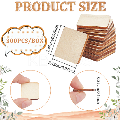 Wooden Cabochons WOOD-NB0001-15-1