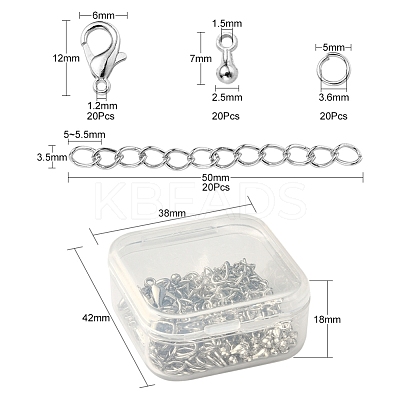 DIY End Chain Making Kit DIY-YW0005-55P-1