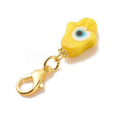 Lampwork Pendant Decoration HJEW-JM00694-1