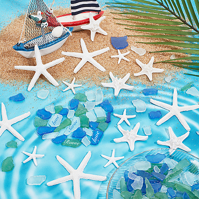 Starfish/Sea Star Opaque Resin Sea Animal Decoden Cabochons RESI-NB0002-06-1