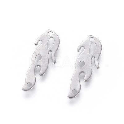 Non-Tarnish 201 Stainless Steel Filigree Joiners Links STAS-F231-082P-1