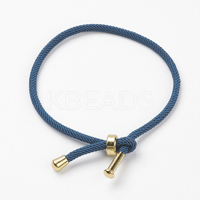 Cotton Twisted Cord Bracelet Making MAK-L012-07-1