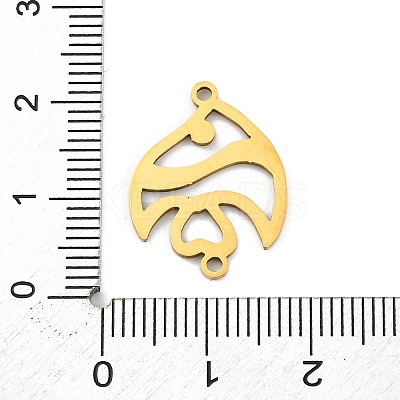 Ion Plating(IP) 201 Stainless Steel Connector Charms STAS-N103-435#-G-1