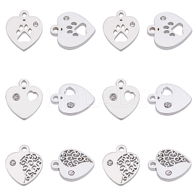 304 Stainless Steel Charms STAS-UN0009-73P-1