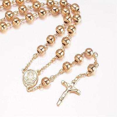 201 Stainless Steel Necklaces NJEW-K063-03G-1