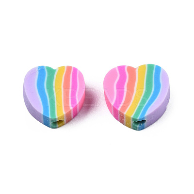 Handmade Polymer Clay Beads X-CLAY-N011-59-01-1
