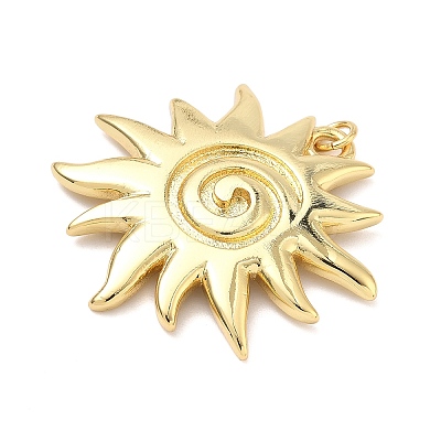 Brass Pendants KK-P345-19G-1