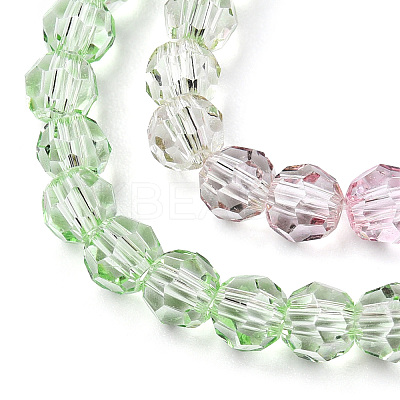 Transparent Glass Beads Strands X-GLAA-E036-07U-1