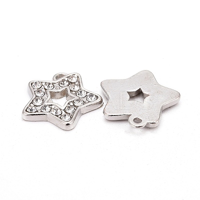 Alloy Rhinestone Pendants LS-RSB210-1-1