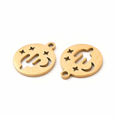 201 Stainless Steel Charms STAS-E188-10G-1