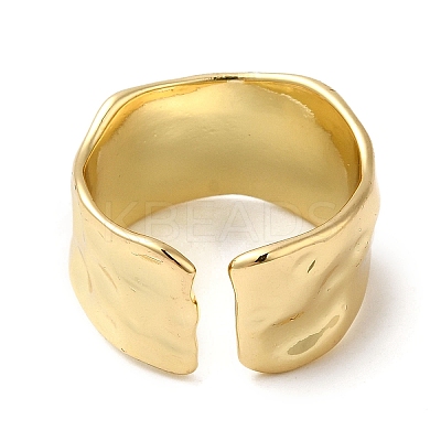 Brass Open Cuff Rings LS-RJEW-Q778-30G-1