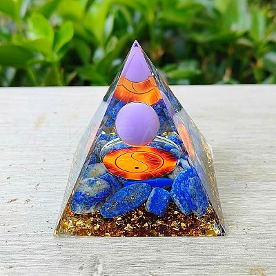 Orgonite Pyramid Resin Energy Generators PW-WG7AA97-02-1