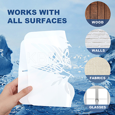 1 Set Divination Theme PET Hollow Out Drawing Painting Stencils DIY-MA0003-72-1
