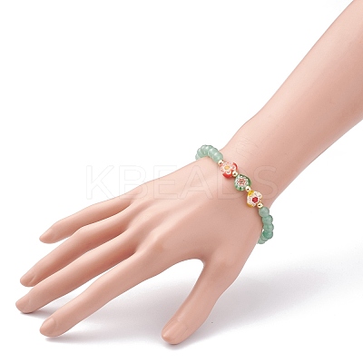 Natural Mixed Gemstone Beaded Bracelets BJEW-JB06474-1