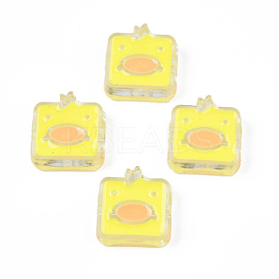 Transparent Acrylic Beads ACRC-S039-09C-1
