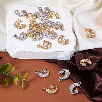 50Pcs 2 Colors Alloy Pendants FIND-TA0004-31-1