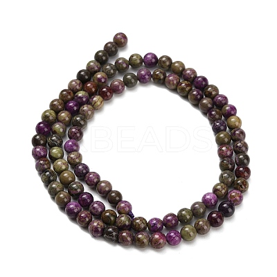 Natural Atlantisite Stichtite Beads Strands G-Z110-C06-4mm-1