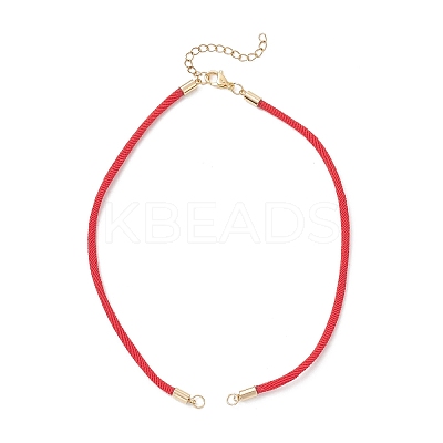 3Pcs 3 Colors 3MM Round Nylon Twisted Cord Necklace Making AJEW-JB01469-1