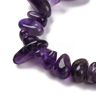 Natural Amethyst Chip Beads Strands X-G-L607-A01-01-1