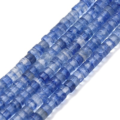 Blue Watermelon Stone Glass Beads Strands G-Z110-A33-2x4mm-1