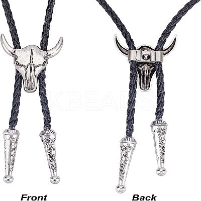 100Pcs Bolo Tie Slides Clasp Accessories IFIN-CA0001-54-1