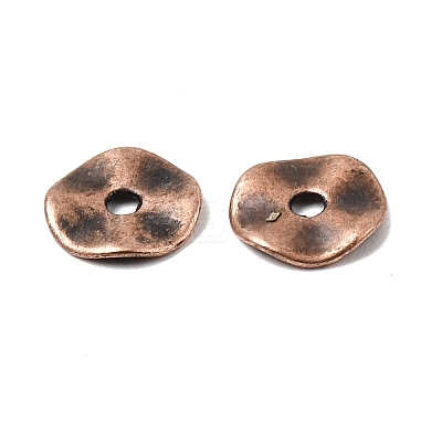 Tibetan Style Alloy Wavy Spacer Beads RLF9350Y-NF-1