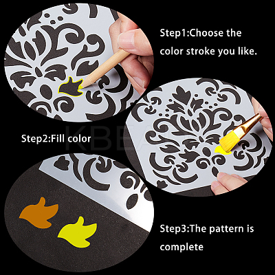 Heart Theme Plastic Drawing Painting Stencils Templates DIY-GF0001-07-1