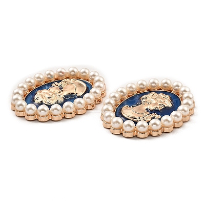 Zinc Alloy Enamel Cabochons LS-ENAM-Q501-01LG-03-1