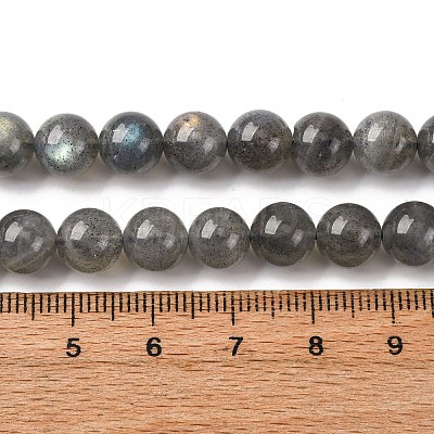 Natural Labradorite Beads Strands G-H326-01-8mm-1