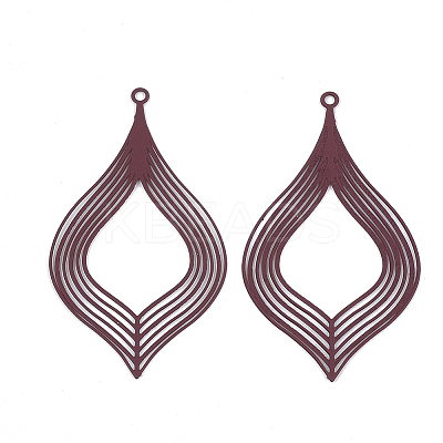 430 Stainless Steel Filigree Pendants LS-X-STAS-S108-09C-1