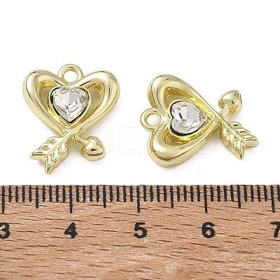 Alloy Rhinestone Pendants RB-CBA7D90-02G-1