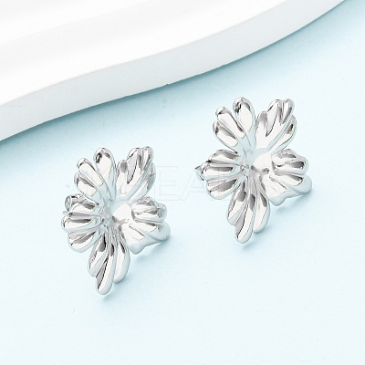 304 Stainless Steel Stud Earrings EJEW-I323-01P-02-1