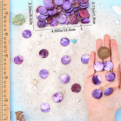 Natural Akoya Shell Pendants BSHE-BBC0001-05B-01-1