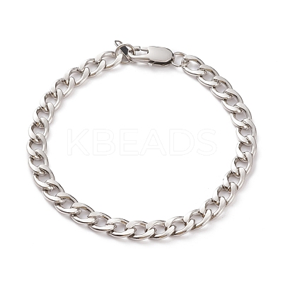 Tarnish Resistant Men's 304 Stainless Steel Cuban Chains Bracelets and Necklaces Jewelry Sets SJEW-JS01159-1