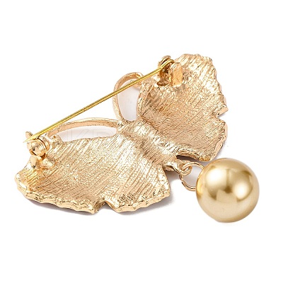 KC Gold Plated Alloy Brooches LS-JEWB-L017-04KCG-01-1