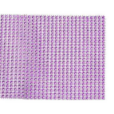 24 Rows Plastic Diamond Mesh Wrap Roll DIY-L049-05I-1