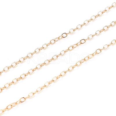 Brass Cable Chains X-KK-S332-18G-1