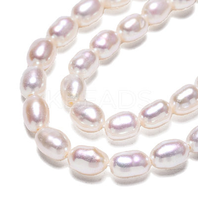 Natural Cultured Freshwater Pearl Beads Strands PEAR-N012-04G-1
