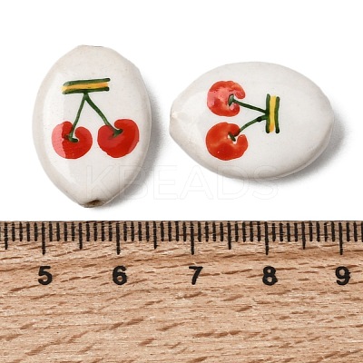Handmade Porcelain Beads PORC-K012-08B-1