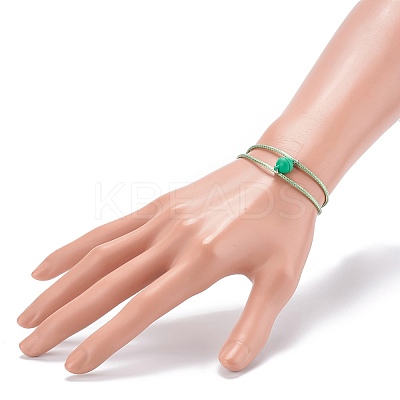Adjustable Magnetic Bracelet for Couples BJEW-JB06190-05-1